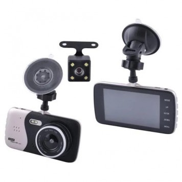 Видеорегистратор DVR CT 503 1080P 4'' с двумя камерами-1