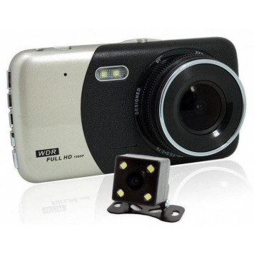 Видеорегистратор DVR CT 503 1080P 4'' с двумя камерами-0