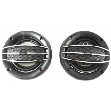 Колонки автомобильные круглые Pioneer TS-1074, авто акустика-0