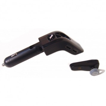 FM трансмиттер модулятор V9 BT + earphone bluetooth гарнитура-2