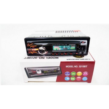 Автомагнитола 1DIN MP3-3215BT RGB/Bluetooth-0