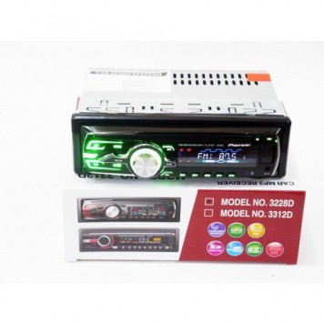 Автомагнитола 1DIN MP3-3228D RGB-0