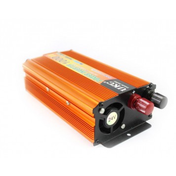 Автомобильный инвертор преобразователь напряжения UKC 24V 1000W AC/DC SSK 220V-1