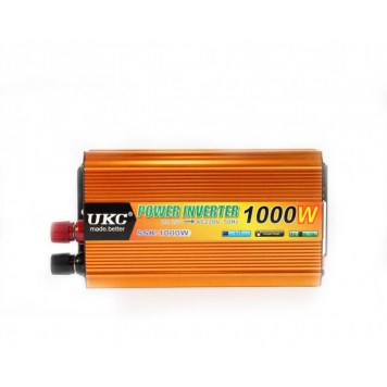 Автомобильный инвертор преобразователь напряжения UKC 24V 1000W AC/DC SSK 220V-0