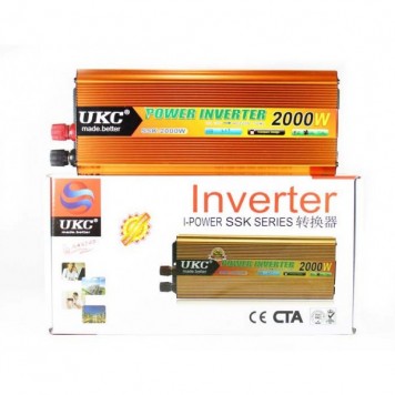 Автомобильный инвертор преобразователь  UKC 2000W 24V  AC/DC SSK-3