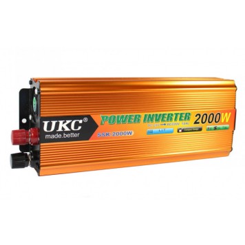 Автомобильный инвертор преобразователь  UKC 2000W 24V  AC/DC SSK-0