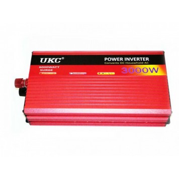 Автомобильный инвертор преобразователь UKC 12V-220V AC/DC AR 3000W-3