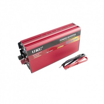 Автомобильный инвертор преобразователь UKC 12V-220V AC/DC AR 3000W-2
