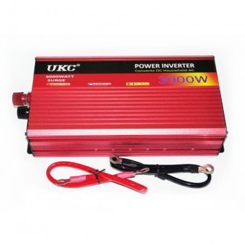 Автомобильный инвертор преобразователь UKC 12V-220V AC/DC AR 3000W-0