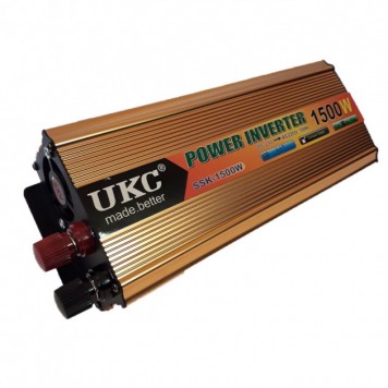 Автомобильный инвертор преобразователь UKC 1500W 24V AC/DC SSK-0