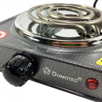 Електрична плита Domotec MS-5801 1000W спіральна, електроплита-3