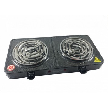 Електрична плита Domotec MS-5802 з двома конфорками 2000W, електроплита-3