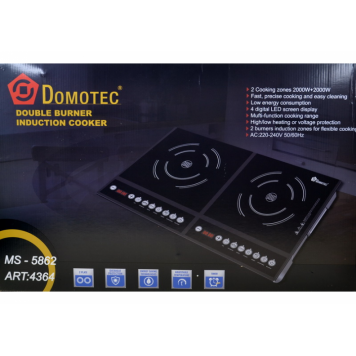 Електроплита індукційна Domotec MS-5862 2000Вт-1