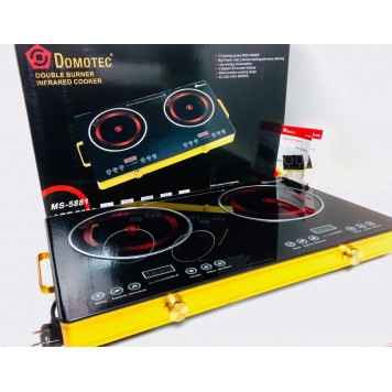 Електроплита на 2 конфорки Domotec MS 5881 інфрачервона-2