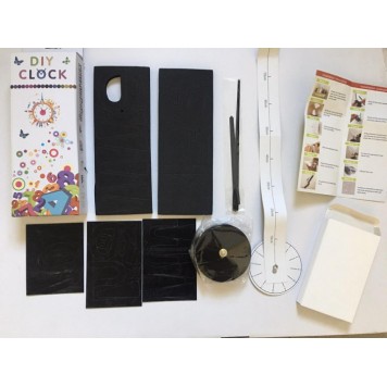 Часы кварцевые настенные 3D DIY Clock-3