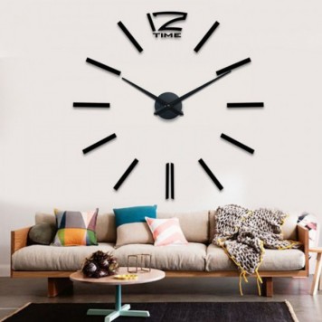 Часы кварцевые настенные 3D DIY Clock-0