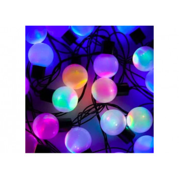 Гирлянда матовый шарик RGB 28LED RD-7101 5 метров -0