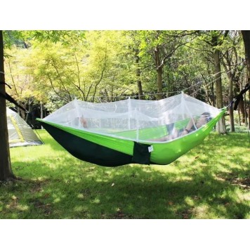 Подвесной  туристический гамак с москитной сеткой HAMMOCK NET-2
