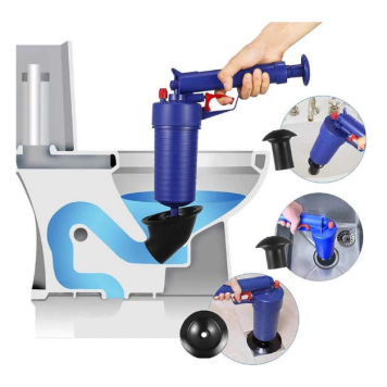 Пневматический вантуз, очиститель канализации высокого давления Toilet dredge GUN BLUE-3