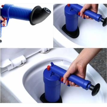 Пневматический вантуз, очиститель канализации высокого давления Toilet dredge GUN BLUE-4
