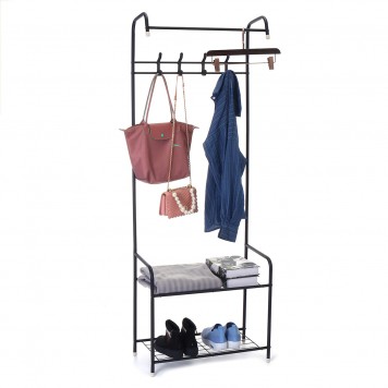 Вешалка для одежды 3в 1 HAT STAND напольная-0