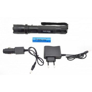Аккумуляторный фонарик и отпугиватель собак  BAILONG BL-1102-3