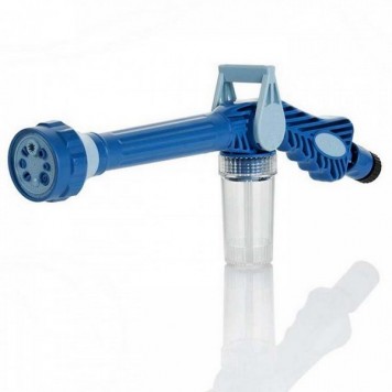 Распылитель воды на шланг Ez Jet Water Cannon 8 вариантов струи, водомёт, насадка на шланг-2