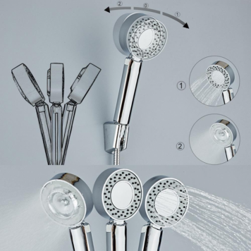 Двусторонняя душевая лейка Multifunctional Faucet  насадка на душ с отсеком для шампуня-3