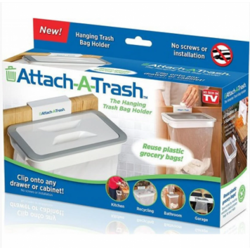 Держатель для мусорных пакетов навесной Attach-A-Trash-1