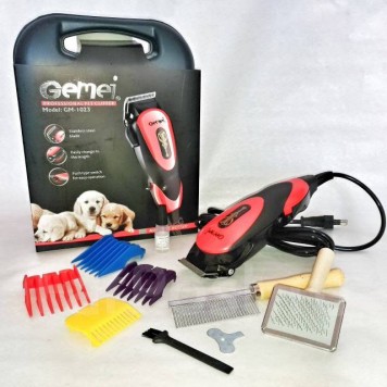 Профессиональная машинка для стрижки животных  Gemei GM-1023-1