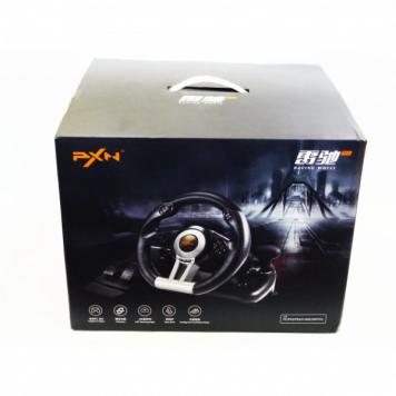 Ігрове кермо з педалями PXN V3 PRO (PC / PS3 / PS4 / X-ONE / SWITCH) Подвійна вібрація-1