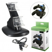 Подставка-зарядка для джойстиков XBOX ONE/ONE S/ONE X док-станция для двух геймпадов