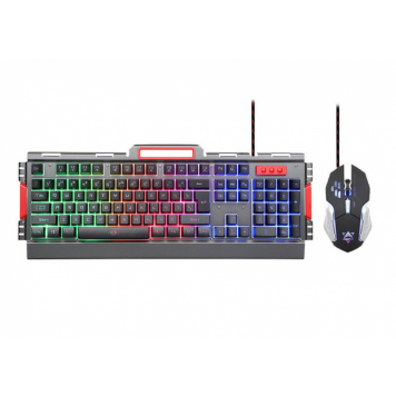 Игровая проводная клавиатура с мышкой и LED подсветкой K33-3
