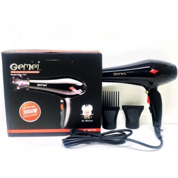 Фен для волос Gemei GM-1767 3000W-2