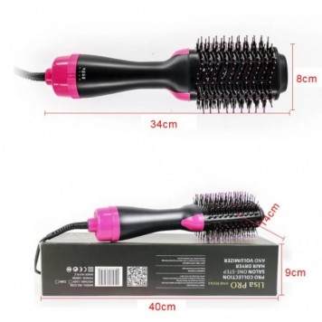Фен гребінець щітка для укладки волосся стайлер 3 в 1 One Step Hair Dryer and Styler-3