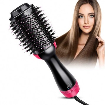 Фен гребінець щітка для укладки волосся стайлер 3 в 1 One Step Hair Dryer and Styler-0