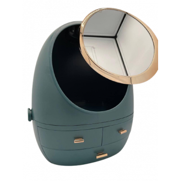 Органайзер для косметики з дзеркалом і LED-підсвіткою (W-1 W-2 W-3)-3