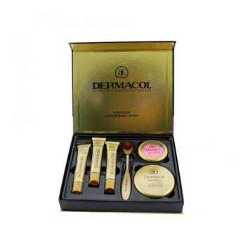 Набор Dermacol 6 в 1 Make-up set тональный крем пудра румяна-2