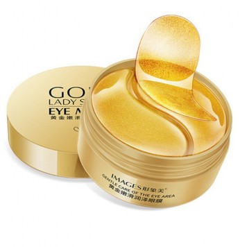 Гидрогелевые патчи Images Beautecret Seaucysket Eye Mask 24K c коллагеном-0
