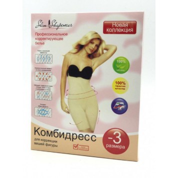 Комбидресс для коррекции фигуры Slim Shapewear L/XL/XXL/XXXL-3