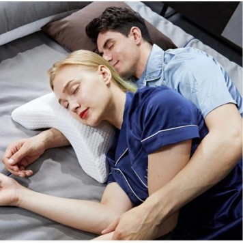 Подушка ТУНЕЛЬ Memory Foam Pillow для шиї з ефектом пам'яті-2