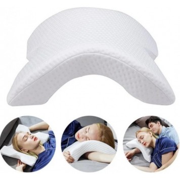 Подушка ТУНЕЛЬ Memory Foam Pillow для шиї з ефектом пам'яті-0