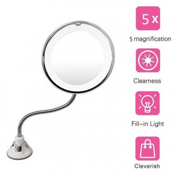 Косметичне LED дзеркало Ultra Flexible Mirror на гнучкій ніжці-3