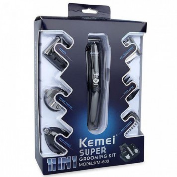 Машинка триммер для стрижки волос 11 в 1 KEMEI KM-600 -1