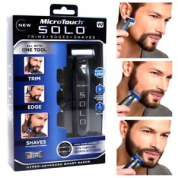 Триммер аккумуляторный для стрижки 3 в 1 Micro Touch Solo Trimmer-0