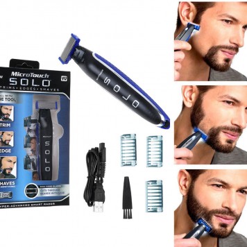 Триммер аккумуляторный для стрижки 3 в 1 Micro Touch Solo Trimmer-1