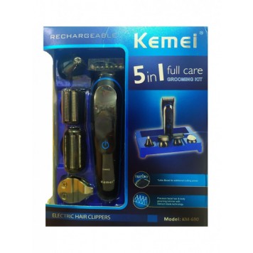 Професійна машинка для стрижки Kemei LFQ-KM-690 5 в 1-2