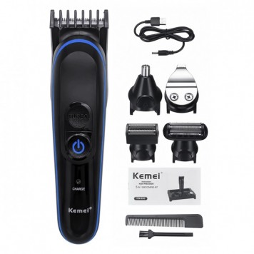 Професійна машинка для стрижки Kemei LFQ-KM-690 5 в 1-0