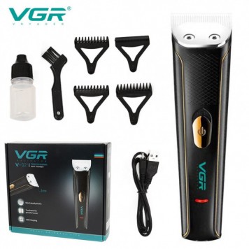 Професійна машинка для стрижки волосся VGR V-021 USB-1