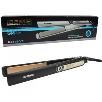 Плойка выравниватель для волос Gemei GM-416-0